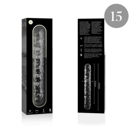 NEBULA SERIES BY IBIZA - MODELL 15 DILDO BOROSILIKATGLAS KLAR 18.5 CM -O- 3 CM