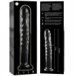 NEBULA SERIES BY IBIZA - MODELLO 16 DILDO IN VETRO BOROSILICATO TRASPARENTE 18.5 CM -O- 3 CM NEBULA SERIES BY IBIZA - MODELLO 16 DILDO IN VETRO BOROSILICATO TRASPARENTE 18.5 CM -O- 3 CM