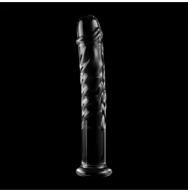 NEBULA SERIES BY IBIZA - MODELL 16 DILDO BOROSILIKATGLAS KLAR 18.5 CM -O- 3 CM