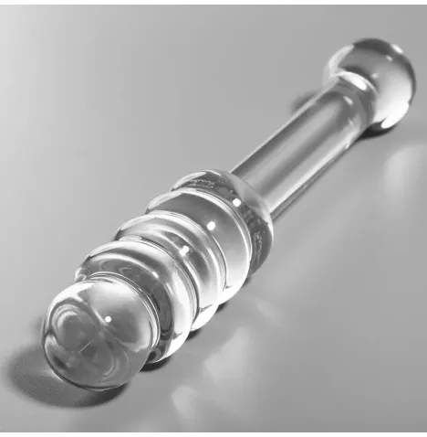 NEBULA SERIES BY IBIZA - MODÈLE 20 GODE EN VERRE BOROSILICATE CLAIR 20.5 CM -O- 3 CM