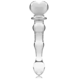 NEBULA SERIES BY IBIZA - MODÈLE 21 GODE EN VERRE BOROSILICATE CLAIR 20.5 CM -O- 3.5 CM