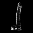 NEBULA SERIES BY IBIZA - MODELLO 23 DILDO IN VETRO BOROSILICATO TRASPARENTE 21.5 CM -O- 4 CM NEBULA SERIES BY IBIZA - MODELLO 23 DILDO IN VETRO BOROSILICATO TRASPARENTE 21.5 CM -O- 4 CM