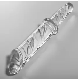 NEBULA SERIES BY IBIZA - MODÈLE 24 GODE EN VERRE BOROSILICATE CLAIR 28.5 CM -O- 5 CM