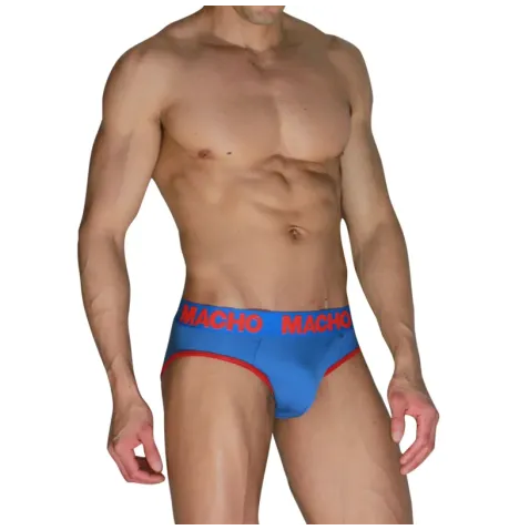 MACHO - MCH005 CLASSIC SLIP BLUE RED S