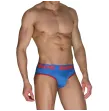 MACHO - MCH005 CLASSIC SLIP BLU ROSSO S MACHO - MCH005 CLASSIC SLIP BLU ROSSO S