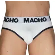 MACHO - MCH006 CLASSIC SLIP BIANCO NERO S MACHO - MCH006 CLASSIC SLIP BIANCO NERO S