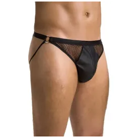 PASSION - 034 SLIP OPEN LUKE NEGRO S-M
