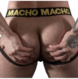 MACHO - MX25AC JOCK CUERO AMARILLO S