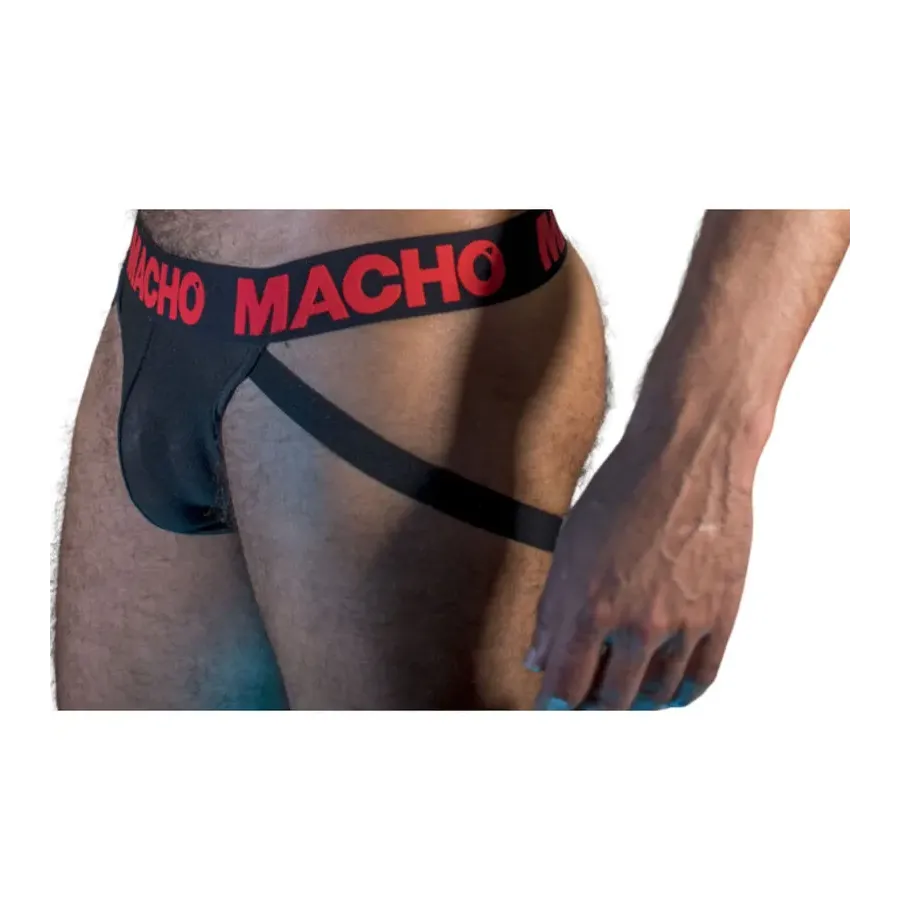 MACHO - MX26X2 JOCK NOIR-ROUGE S MACHO - MX26X2 JOCK NOIR-ROUGE S