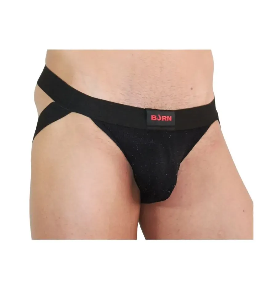 BURN - 003 JOCK SHINY BLACK S BURN - 003 JOCK SHINY BLACK S