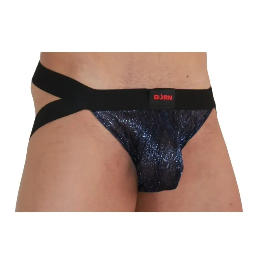 BURN - 006 JOCK SHINY BLUE - BLACK S BURN - 006 JOCK SHINY BLUE - BLACK S