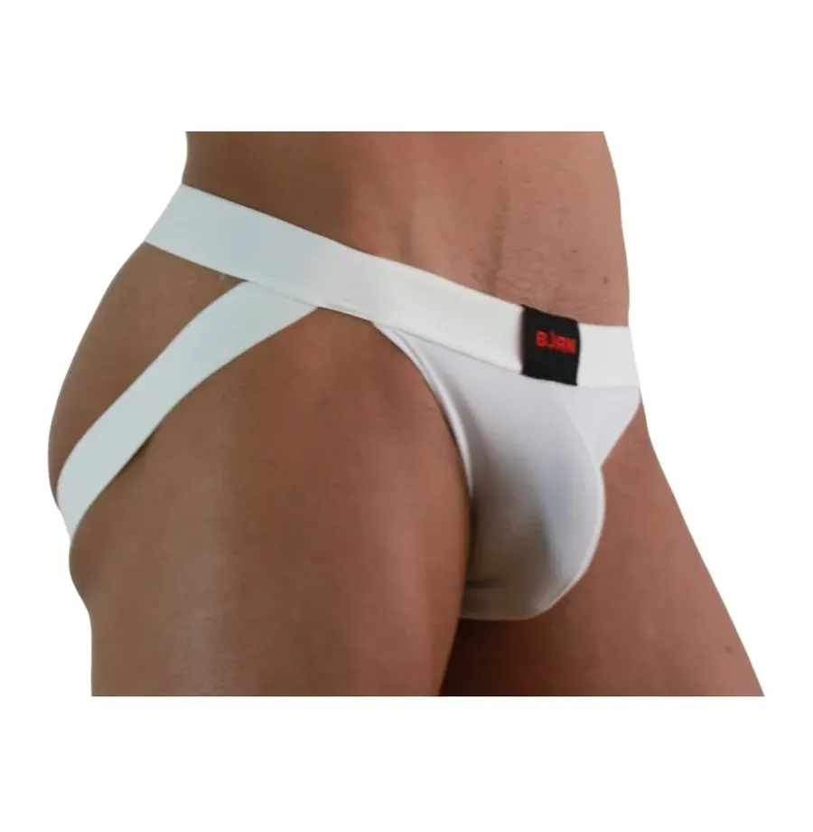 BURN - 007 JOCK LYCRA WHITE S BURN - 007 JOCK LYCRA WHITE S