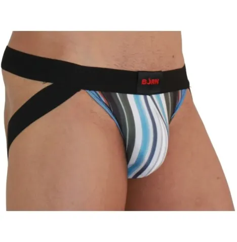 BURN - 009 JOCK MULTICOLORE - NOIR S