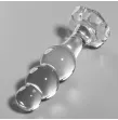 NEBULA SERIES BY IBIZA - MODÈLE 1 BOUCHON EN VERRE BOROSILICATE TRANSPARENT 10.5 CM -O- 3 CM NEBULA SERIES BY IBIZA - MODÈLE 1 BOUCHON EN VERRE BOROSILICATE TRANSPARENT 10.5 CM -O- 3 CM