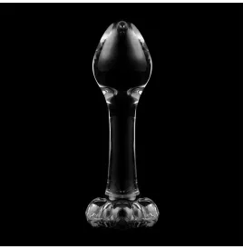 NEBULA SERIES BY IBIZA - MODELO 2 PLUG CRISTAL TRANSPARENTE 11 CM -O- 3.5 CM