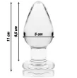NEBULA SERIES BY IBIZA - MODEL 3 ANAL PLUG BOROSILICATE GLASS TRANSPARENT 11 CM -O- 5 CM NEBULA SERIES BY IBIZA - MODEL 3 ANAL PLUG BOROSILICATE GLASS TRANSPARENT 11 CM -O- 5 CM