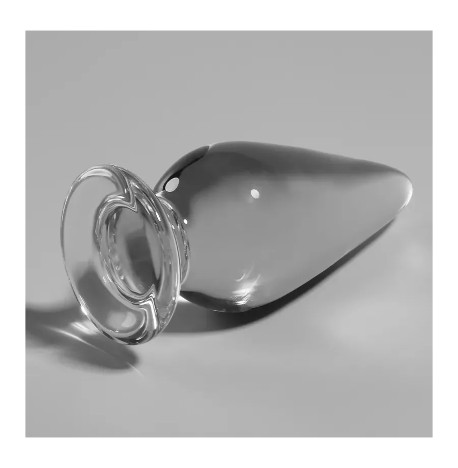 NEBULA SERIES BY IBIZA - MODELLO 4 PLUG ANALE VETRO BOROSILICATO TRASPARENTE 11 CM -O- 5 CM NEBULA SERIES BY IBIZA - MODELLO 4 PLUG ANALE VETRO BOROSILICATO TRASPARENTE 11 CM -O- 5 CM