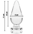 NEBULA SERIES BY IBIZA - PLUG ANAL MODÈLE 4 VERRE BOROSILICATE CLAIR 11 CM -O- 5 CM NEBULA SERIES BY IBIZA - PLUG ANAL MODÈLE 4 VERRE BOROSILICATE CLAIR 11 CM -O- 5 CM