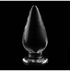 NEBULA SERIES BY IBIZA - MODELLO 4 PLUG ANALE VETRO BOROSILICATO TRASPARENTE 11 CM -O- 5 CM