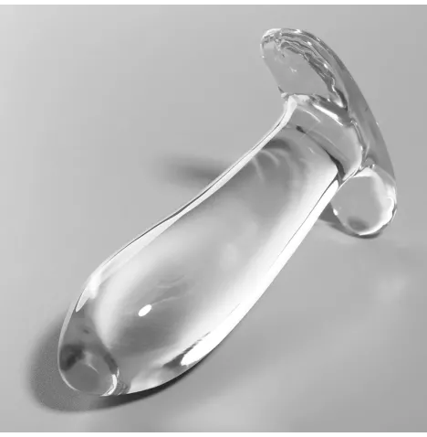 NEBULA SERIES BY IBIZA - PLUG ANAL MODÈLE 5 VERRE BOROSILICATE CLAIR 12.5 CM -O- 3.5 CM