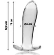 NEBULA SERIES BY IBIZA - PLUG ANAL MODÈLE 5 VERRE BOROSILICATE CLAIR 12.5 CM -O- 3.5 CM NEBULA SERIES BY IBIZA - PLUG ANAL MODÈLE 5 VERRE BOROSILICATE CLAIR 12.5 CM -O- 3.5 CM