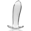 NEBULA SERIES BY IBIZA - MODELLO 5 PLUG ANALE VETRO BOROSILICATO TRASPARENTE 12.5 CM -O- 3.5 CM NEBULA SERIES BY IBIZA - MODELLO 5 PLUG ANALE VETRO BOROSILICATO TRASPARENTE 12.5 CM -O- 3.5 CM