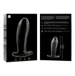 NEBULA SERIES BY IBIZA - MODELLO 5 PLUG ANALE VETRO BOROSILICATO TRASPARENTE 12.5 CM -O- 3.5 CM NEBULA SERIES BY IBIZA - MODELLO 5 PLUG ANALE VETRO BOROSILICATO TRASPARENTE 12.5 CM -O- 3.5 CM