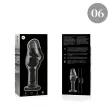 NEBULA SERIES BY IBIZA - MODELL 6 ANALPLUG BOROSILIKATGLAS KLAR 12.5 CM -O- 4 CM NEBULA SERIES BY IBIZA - MODELL 6 ANALPLUG BOROSILIKATGLAS KLAR 12.5 CM -O- 4 CM
