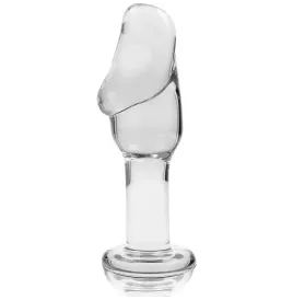 NEBULA SERIES BY IBIZA - MODELL 6 ANALPLUG BOROSILIKATGLAS KLAR 12.5 CM -O- 4 CM