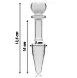 NEBULA SERIES BY IBIZA - PLUG ANAL MODÈLE 7 VERRE BOROSILICATE CLAIR 13.5 CM -O- 3 CM NEBULA SERIES BY IBIZA - PLUG ANAL MODÈLE 7 VERRE BOROSILICATE CLAIR 13.5 CM -O- 3 CM
