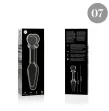 NEBULA SERIES BY IBIZA - MODEL 7 ANAL PLUG BOROSILICATE GLASS CLEAR 13.5 CM -O- 3 CM NEBULA SERIES BY IBIZA - MODEL 7 ANAL PLUG BOROSILICATE GLASS CLEAR 13.5 CM -O- 3 CM