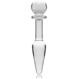 NEBULA SERIES BY IBIZA - MODELO 7 PLUG CRISTAL TRANSPARENTE 13.5 CM -O- 3 CM