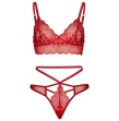 LEG AVENUE - ENSEMBLE 2 PIÈCES BRALETTE ET STRING DENTELLE M-L LEG AVENUE - ENSEMBLE 2 PIÈCES BRALETTE ET STRING DENTELLE M-L