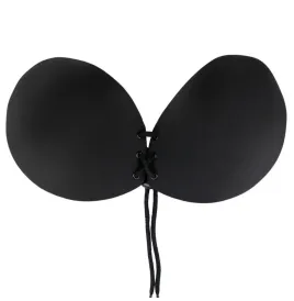 BYE-BRA - BRA ADHESIVE INTERLACED BLACK CUP A