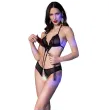 CHILIROSE - CR 4410 BODYSUIT CROTCHLESS BLACK S-M CHILIROSE - CR 4410 BODYSUIT CROTCHLESS BLACK S-M