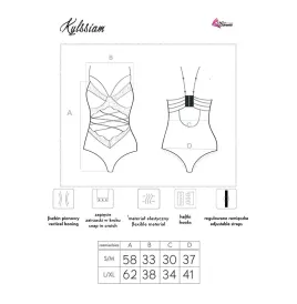 LIVCO CORSETTI FASHION - KYLSSIAM LC 90613 BODY BLACK