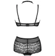 LIVCO CORSETTI FASHION - LINERA FOR THE SENSES COLLECTION BRA PANTY BLACK LIVCO CORSETTI FASHION - LINERA FOR THE SENSES COLLECTION BRA PANTY BLACK