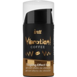 INTT - KRAFTVOLLES INTIMSTIMULIERENDES FLÜSSIGES VIBRATIONSGEL KAFFEE 15ML
