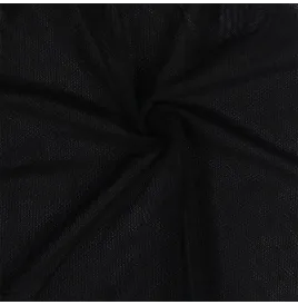 SUBBLIME - BABYDOLL TULLE FABRIC WITH LACE AND FLOWER DETAIL BLACK S-M