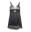 SUBBLIME - BABYDOLL CON PETTO STAMPA FLOREALE NERO S-M SUBBLIME - BABYDOLL CON PETTO STAMPA FLOREALE NERO S-M