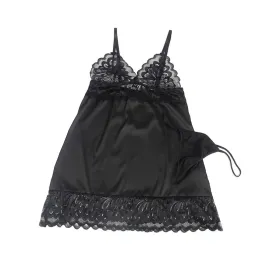SUBBLIME - BABYDOLL CON PETTO STAMPA FLOREALE NERO S-M