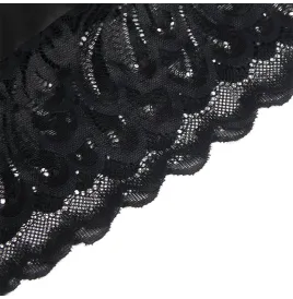 SUBBLIME - BABYDOLL CON PETTO STAMPA FLOREALE NERO S-M