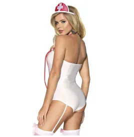 SUBBLIME - COSTUME DINFIRMIÈRE SEXY AVEC TEDDY S-M