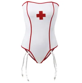 SUBBLIME - COSTUME DINFIRMIÈRE SEXY AVEC TEDDY S-M