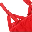 SUBBLIME - TEDDY AVEC JARRETIÈRE DÉTAIL POITRINE ROUGE S-M SUBBLIME - TEDDY AVEC JARRETIÈRE DÉTAIL POITRINE ROUGE S-M