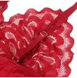 SUBBLIME - BABYDOLL EN SATIN AVEC DENTELLE ROUGE S-M SUBBLIME - BABYDOLL EN SATIN AVEC DENTELLE ROUGE S-M