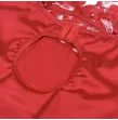 SUBBLIME - BABYDOLL EN SATIN AVEC DENTELLE ROUGE S-M SUBBLIME - BABYDOLL EN SATIN AVEC DENTELLE ROUGE S-M