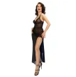 CHILIROSE - CR 4723 LONG BABYDOLL and THONG BLACK S CHILIROSE - CR 4723 LONG BABYDOLL and THONG BLACK S