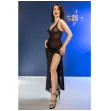 CHILIROSE - CR 4723 LONG BABYDOLL and THONG BLACK S CHILIROSE - CR 4723 LONG BABYDOLL and THONG BLACK S