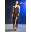 CHILIROSE - CR 4723 LONG BABYDOLL and THONG BLACK S CHILIROSE - CR 4723 LONG BABYDOLL and THONG BLACK S